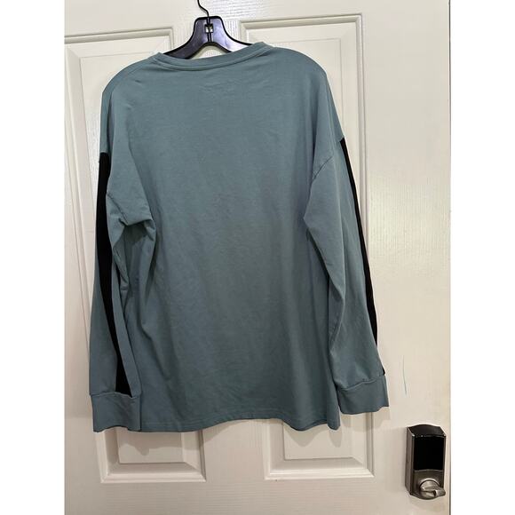 Alphalete PBNS Men's Blue Athletic Stretch Long Sleeve Performance Shirt Size M - Picture 4 of 4